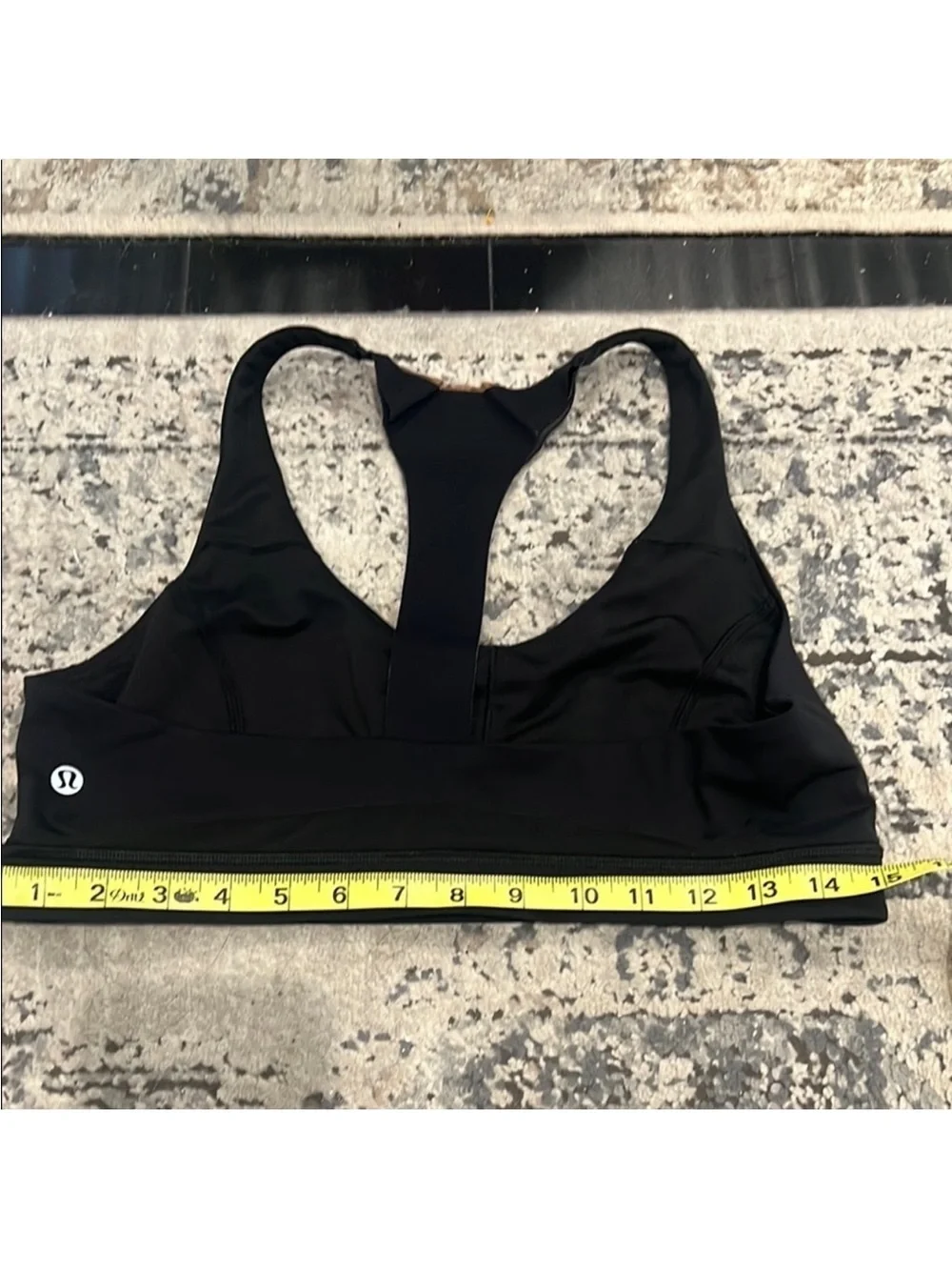 lululemon athletica Black Racerback Sports Bra